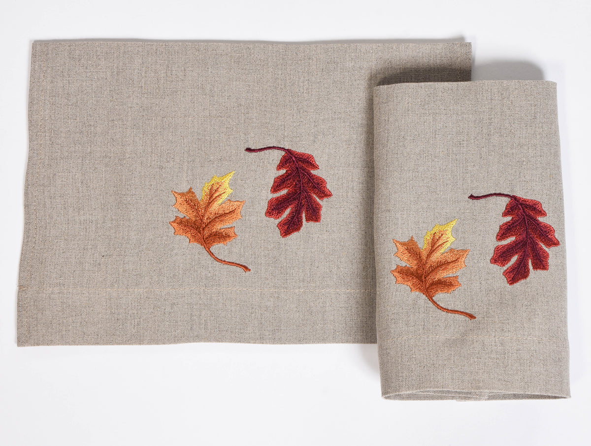 Autumnal Leaves Guest Towel