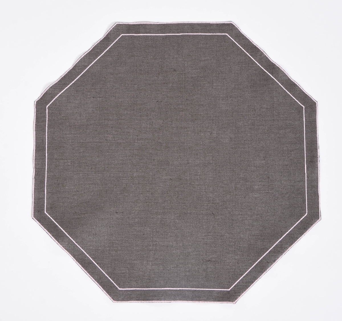 Octagon Waxed Linen Placemat