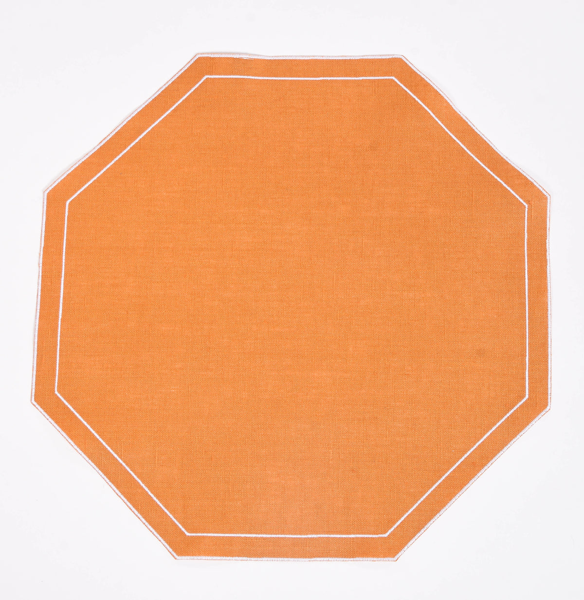 Octagon Waxed Linen Placemat