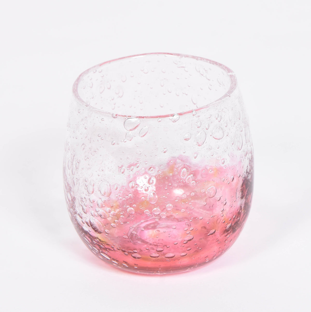 Biot Bubble Pink Goblet