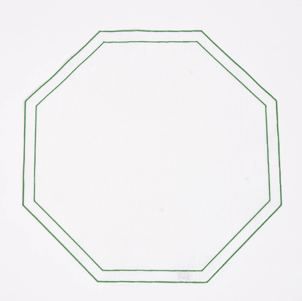Octagon Waxed Linen Placemat