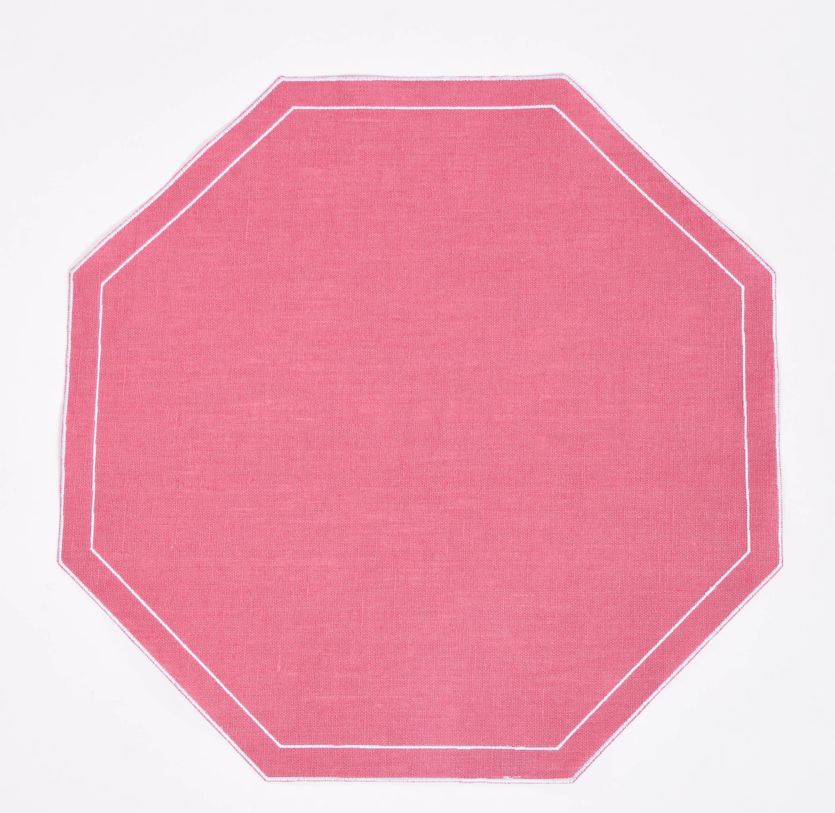 Octagon Waxed Linen Placemat