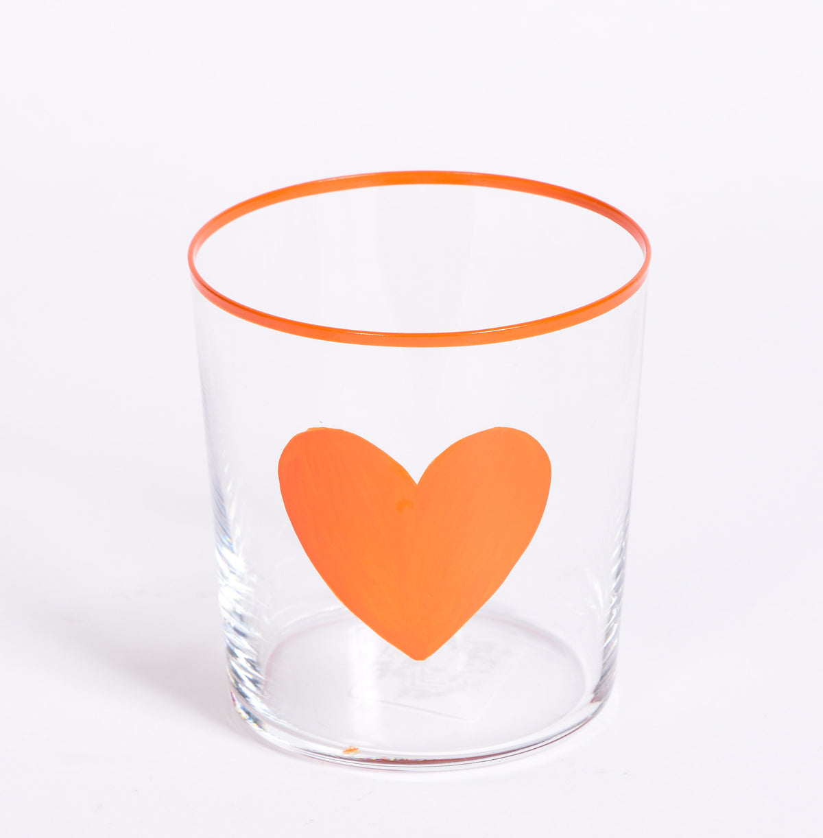 Hand Painted Heart Tumbler