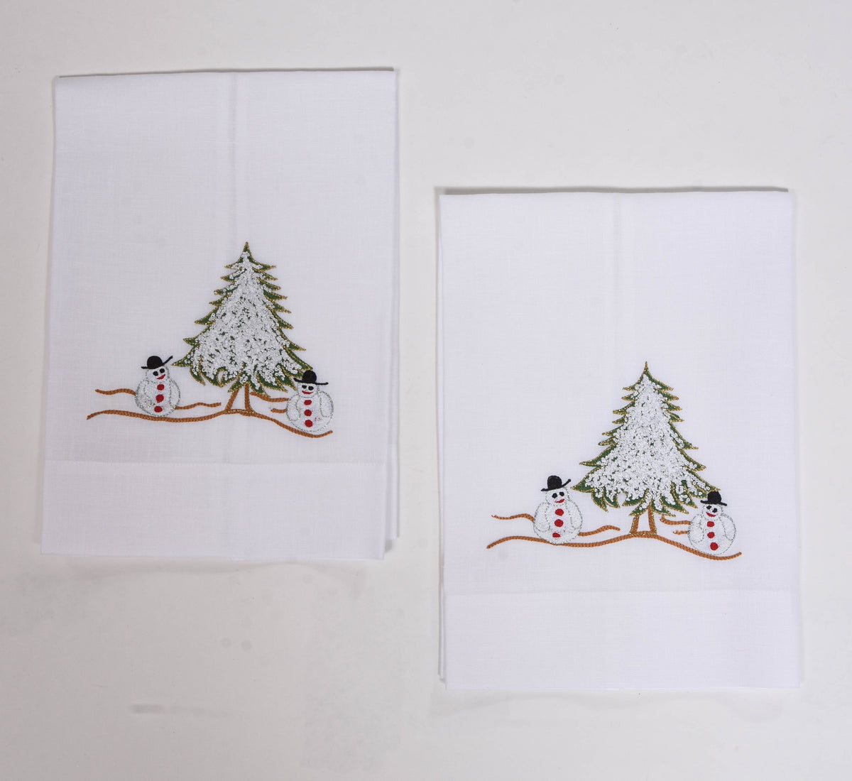 Set of 2 Christmas Guest Towels