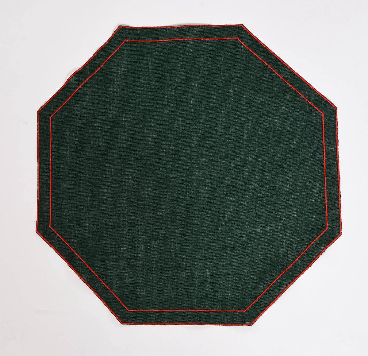 Octagon Waxed Linen Placemat