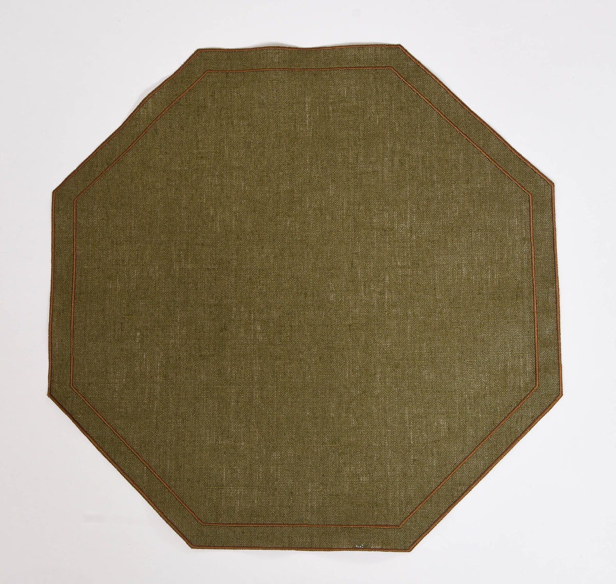 Octagon Waxed Linen Placemat