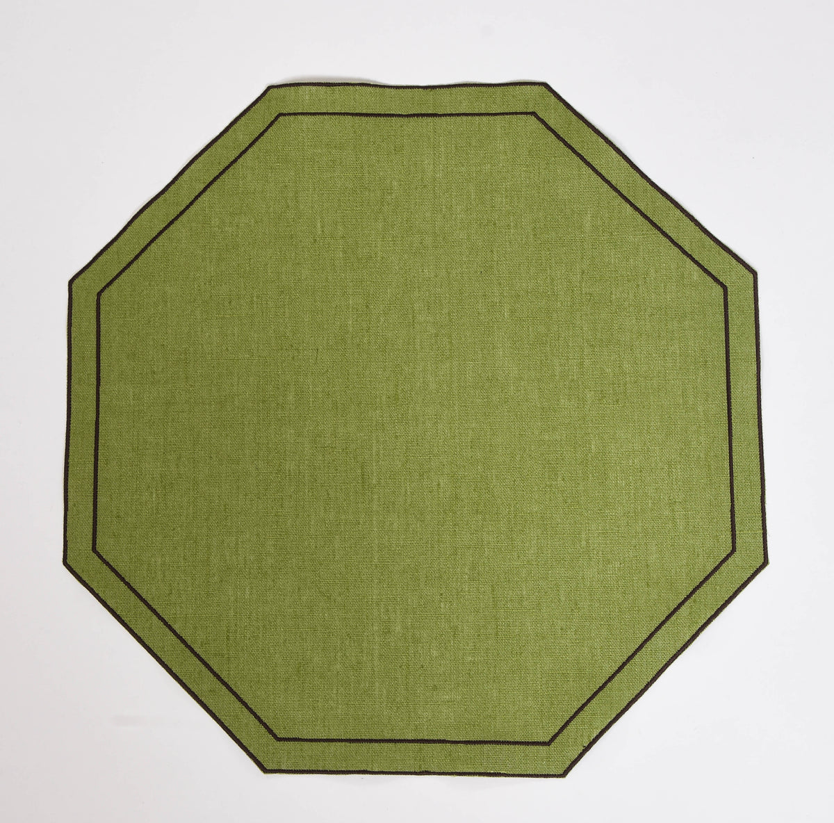 Octagon Waxed Linen Placemat