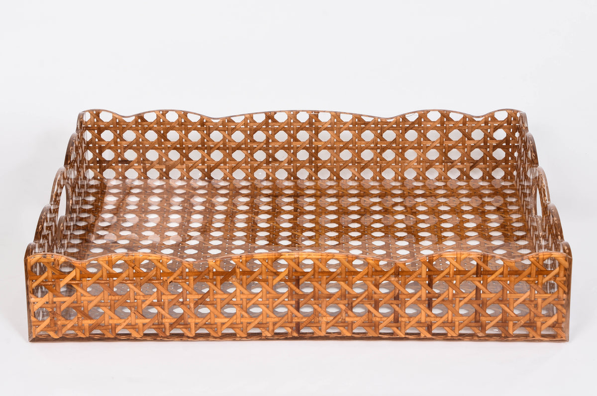 Rattan Gallery Trays