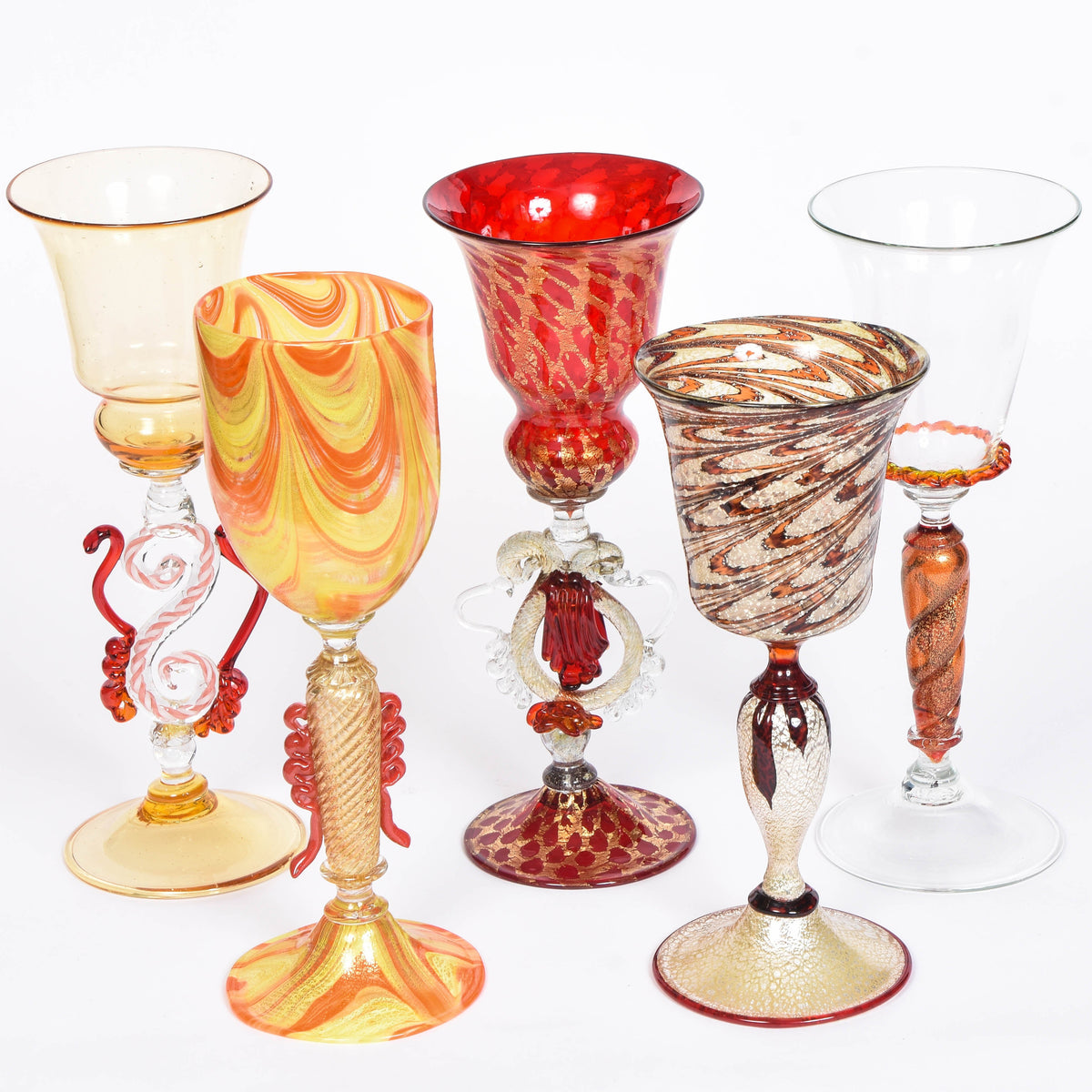 Murano Wine Goblets