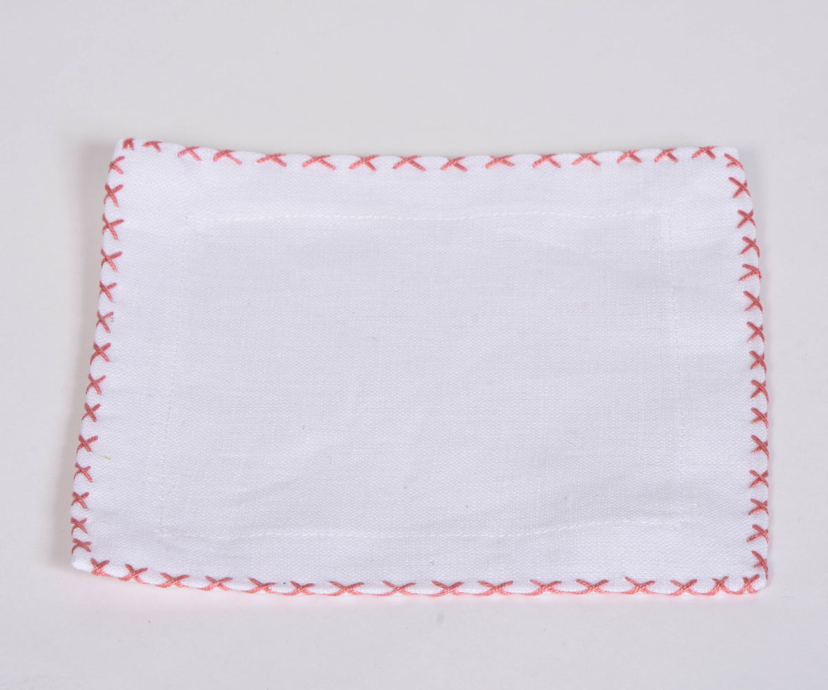 Cross Stitch Cocktail Napkins