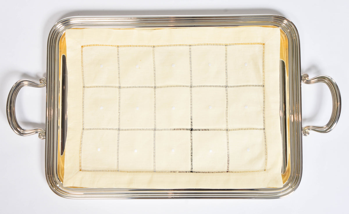 Pastel Yellow Tray Cloth