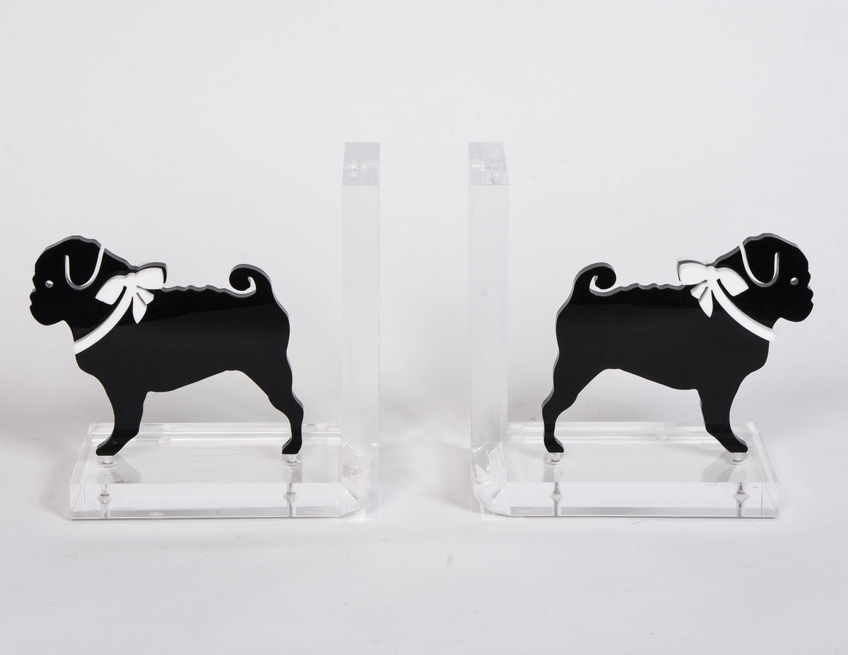 Pug Book Ends