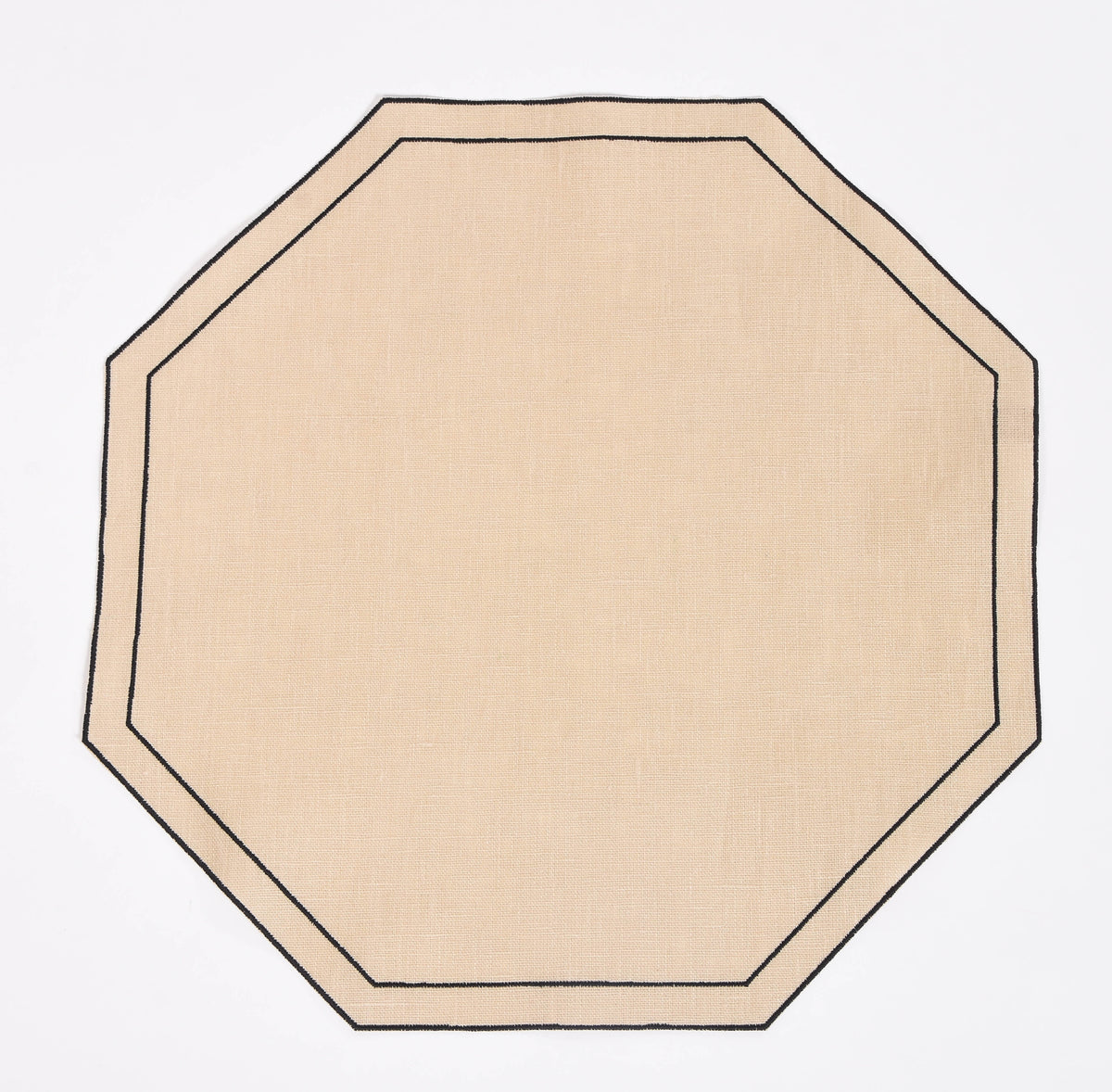 Octagon Waxed Linen Placemat