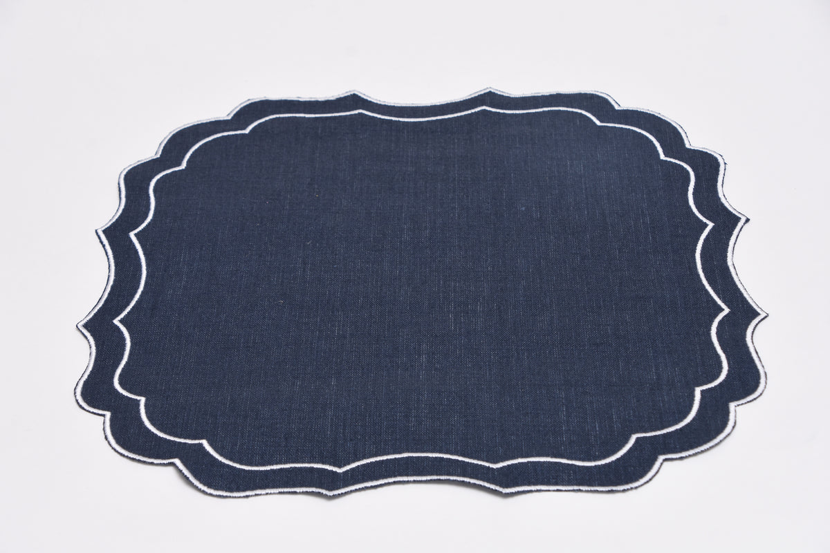 Krinkle Waxed Linen Placemat