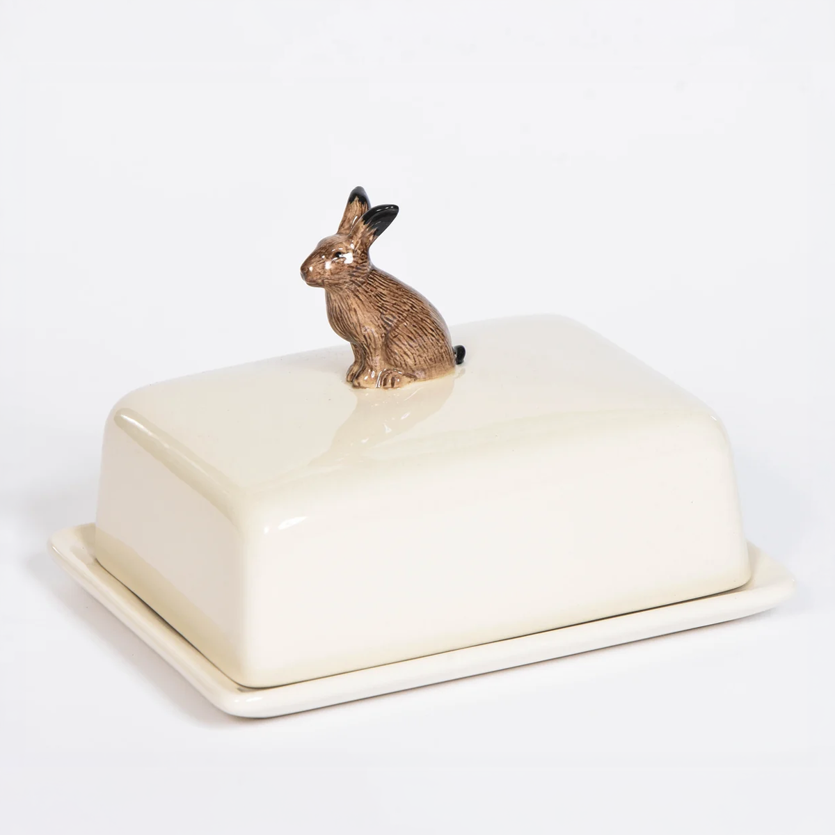 Hare Butter Dish
