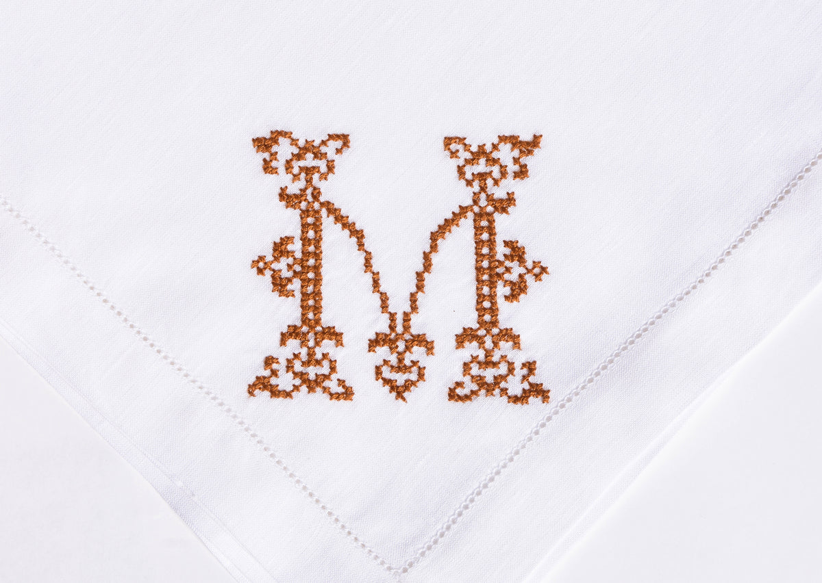 Set of 6 Monogram Napkins