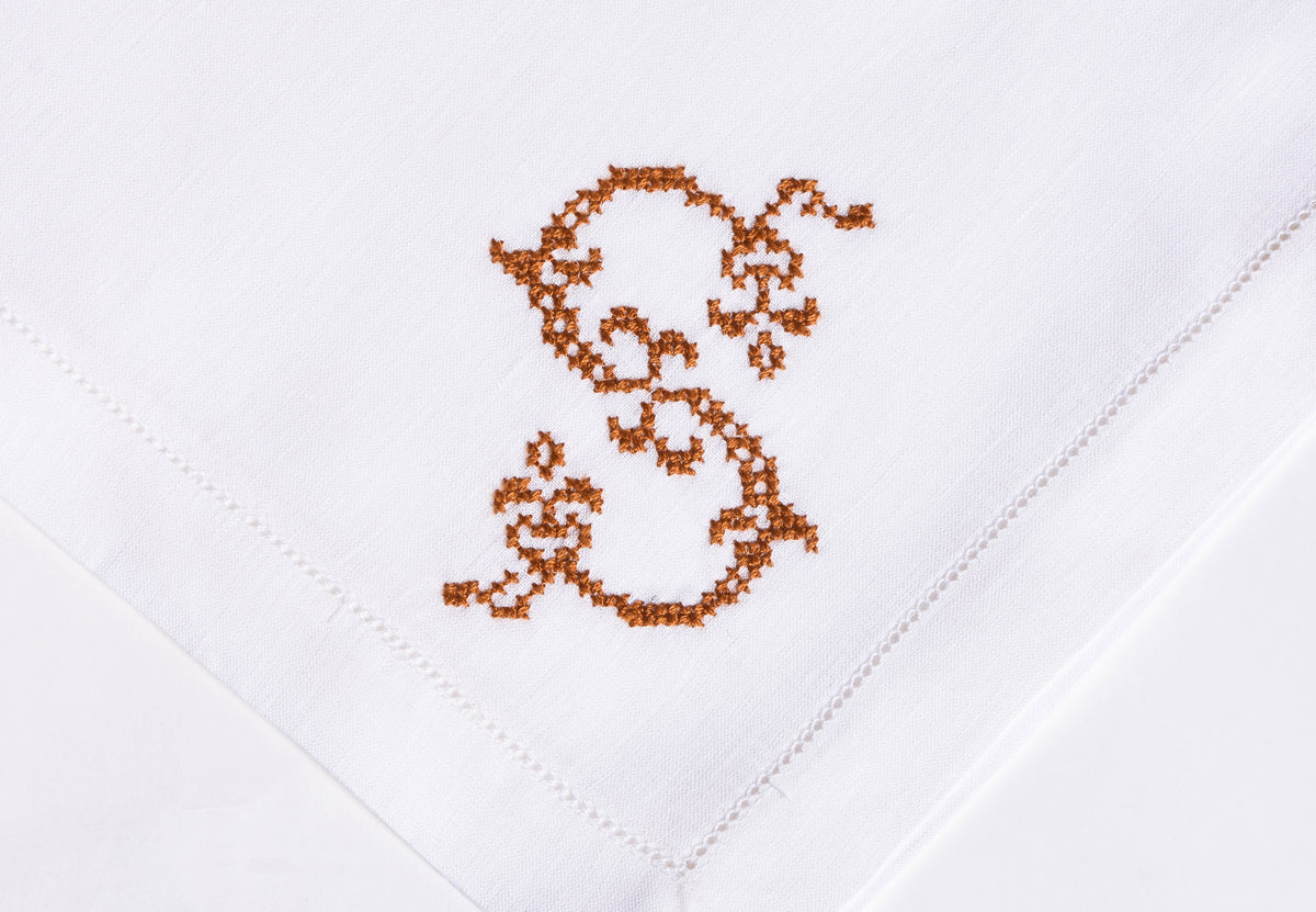 Set of 6 Monogram Napkins