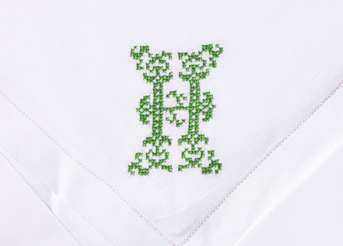 Set of 6 Monogram Napkins