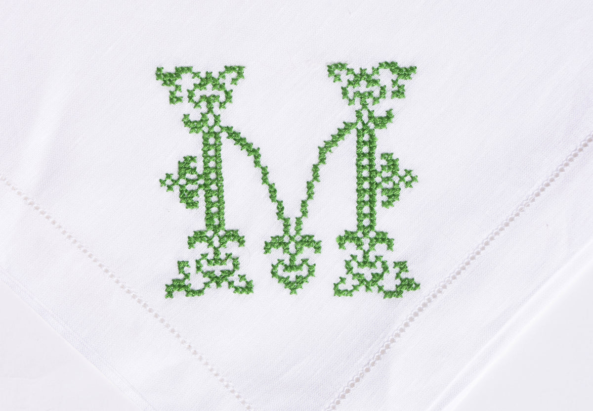 Set of 6 Monogram Napkins