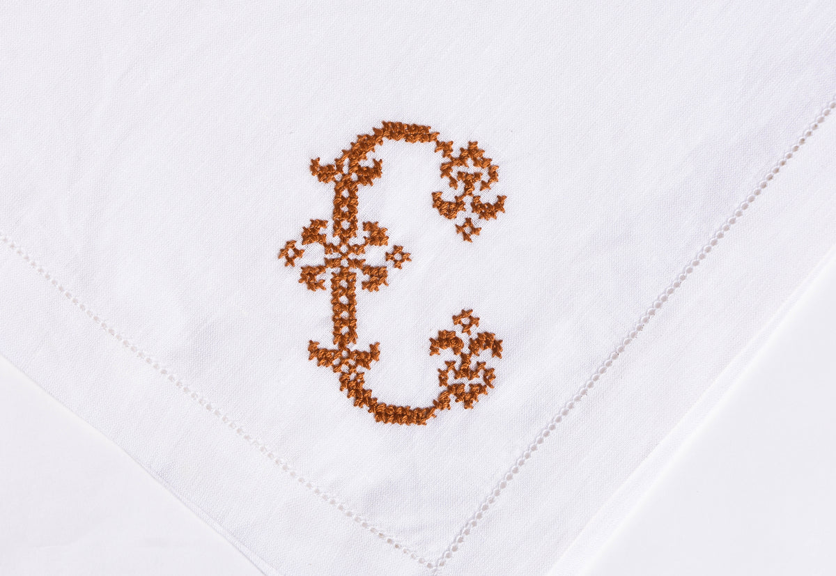 Set of 6 Monogram Napkins