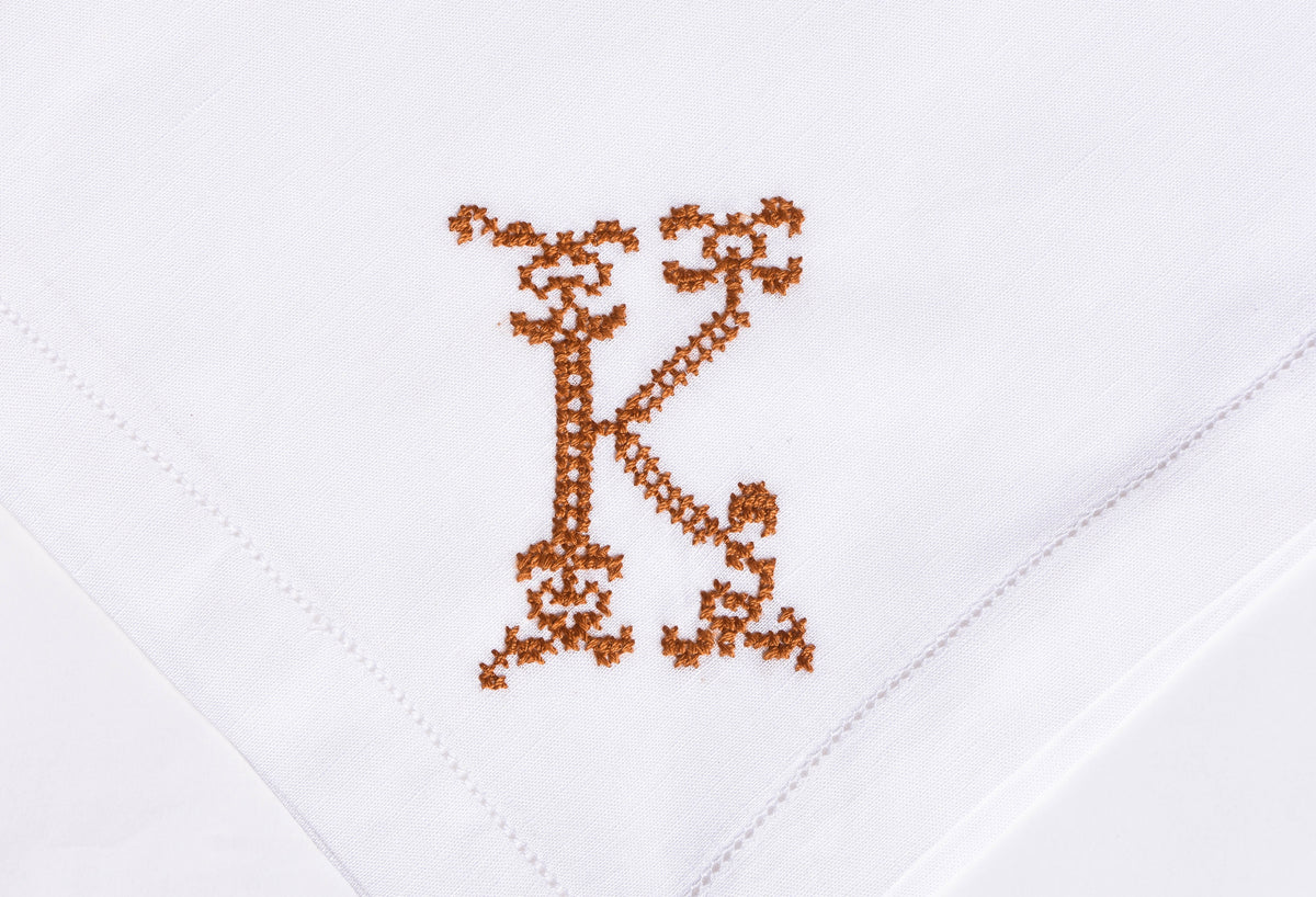 Set of 6 Monogram Napkins