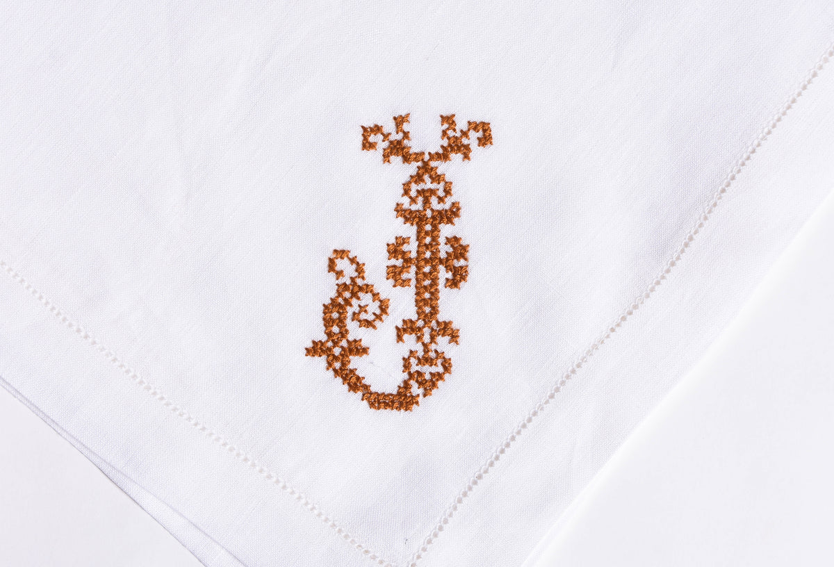 Set of 6 Monogram Napkins