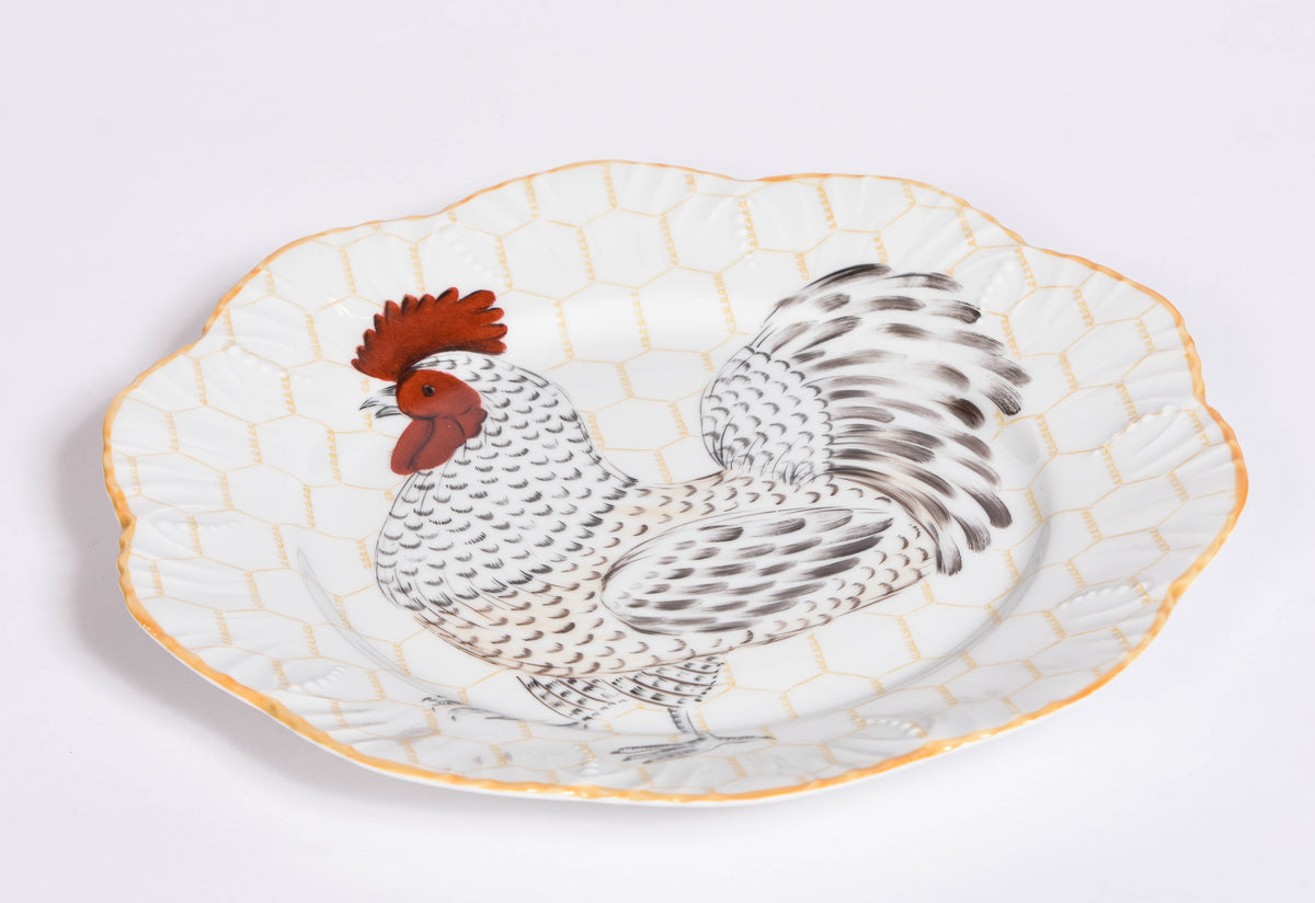 Set of 6 Pinto Plumes Dinner Plates