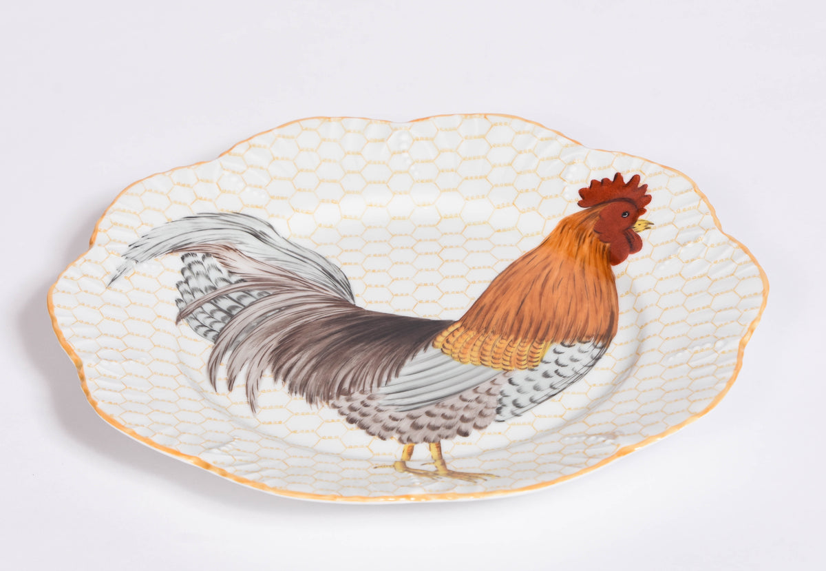 Set of 6 Pinto Plumes Dinner Plates