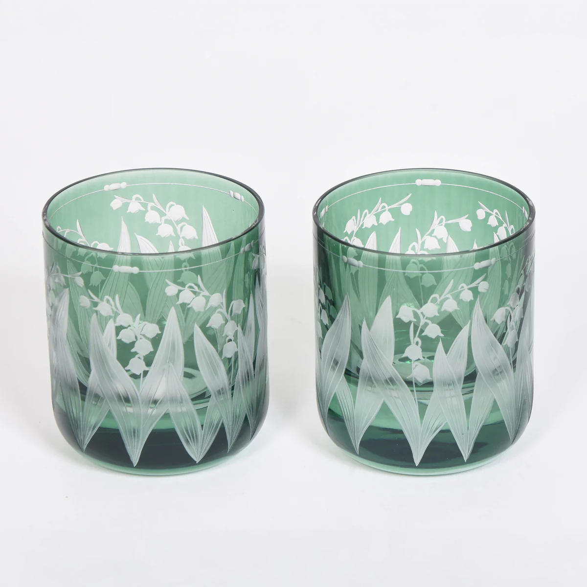 Lily of the Valley Glass