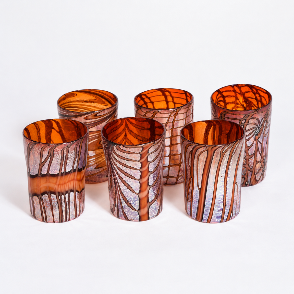 Amber Murano Glassware
