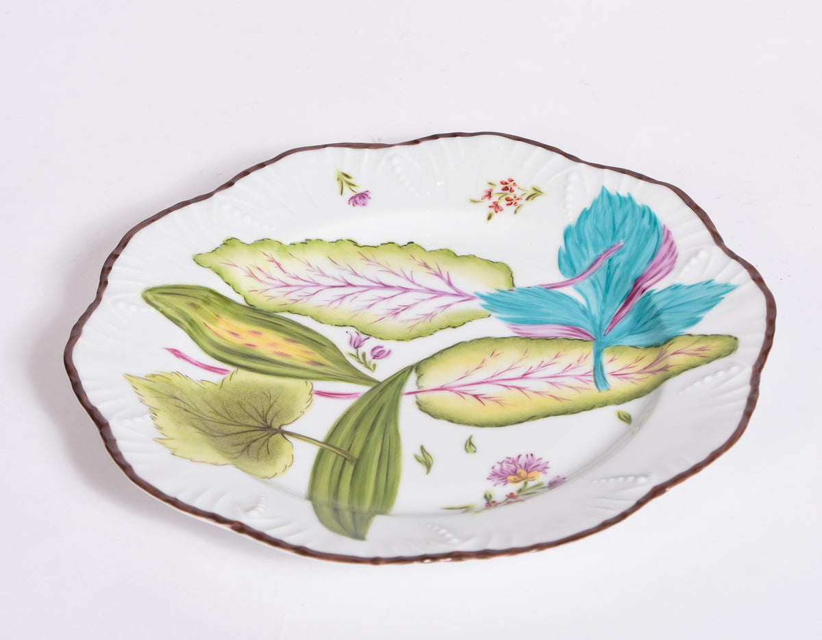 Set of 12 Pinto Feuillages Plates