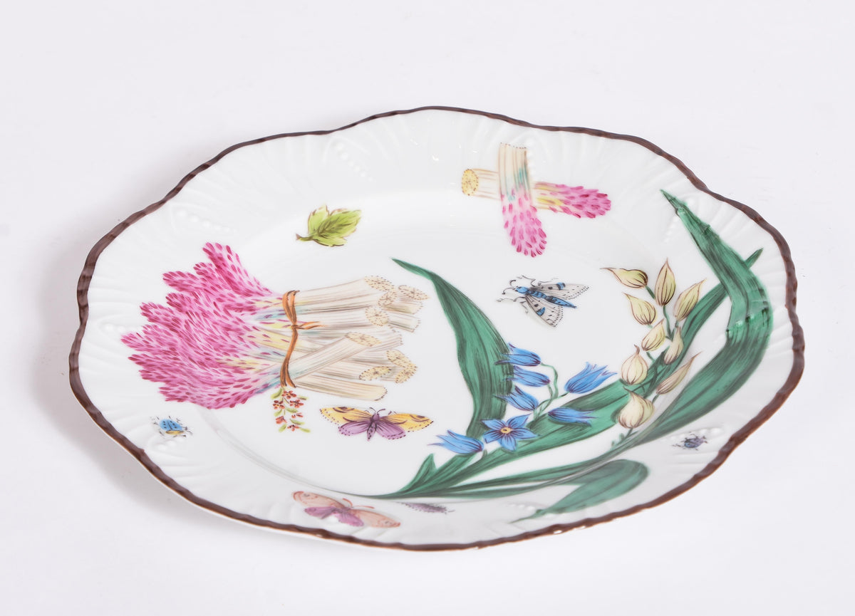 Set of 12 Pinto Feuillages Plates