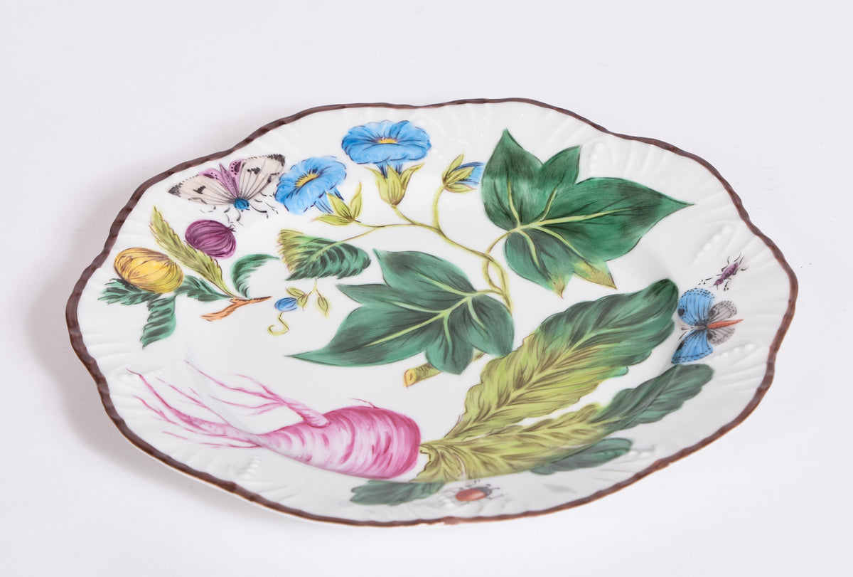 Set of 12 Pinto Feuillages Plates