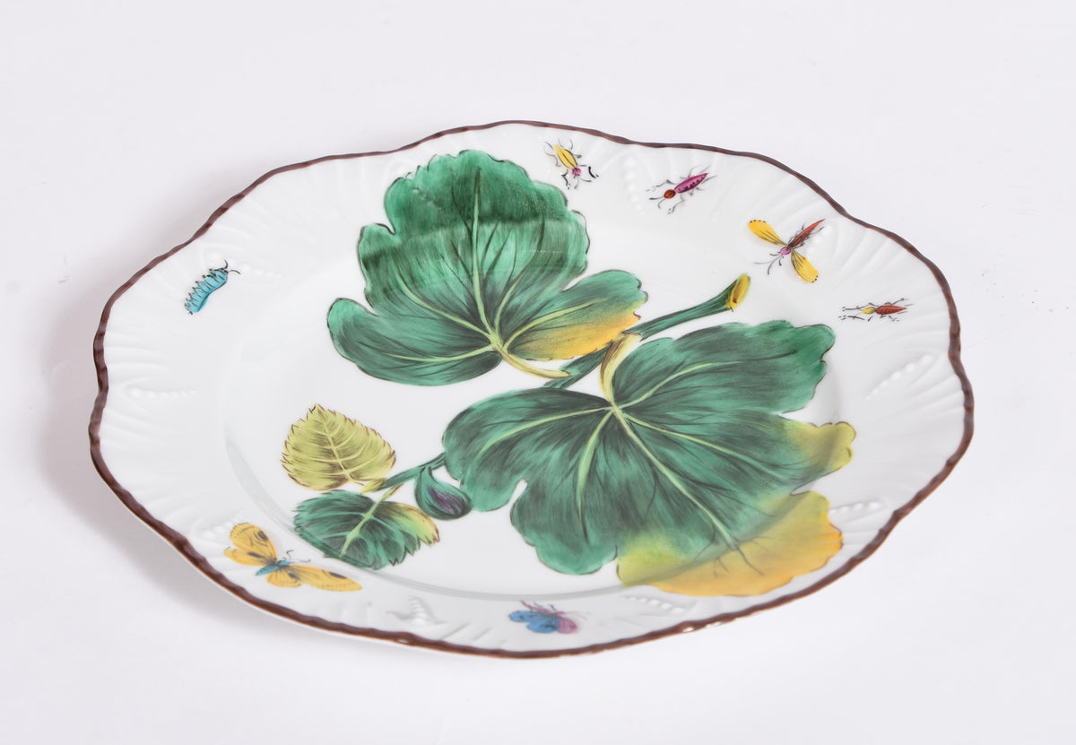 Set of 12 Pinto Feuillages Plates
