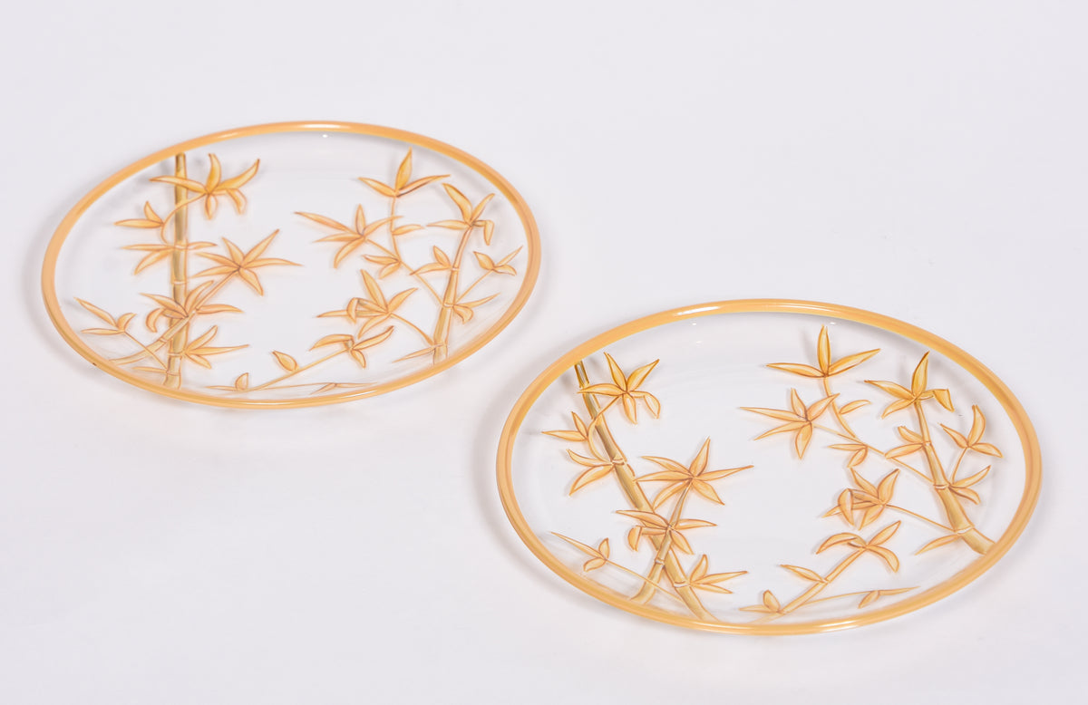 Bamboo Plates and Glasses