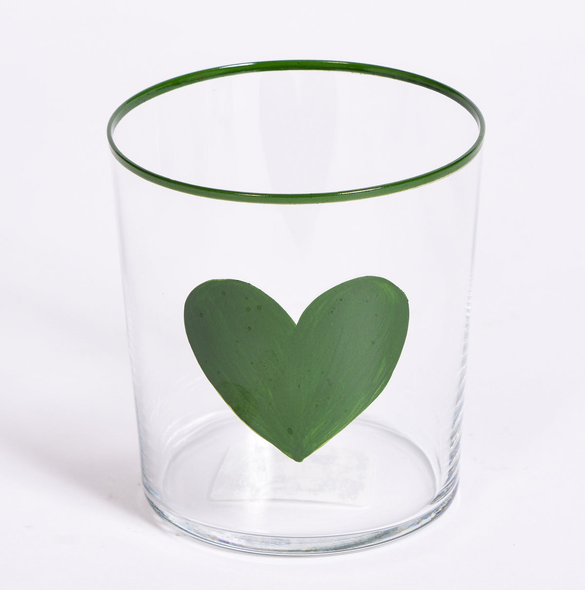 Hand Painted Heart Tumbler