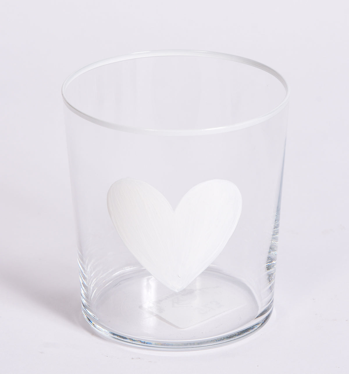 Hand Painted Heart Tumbler