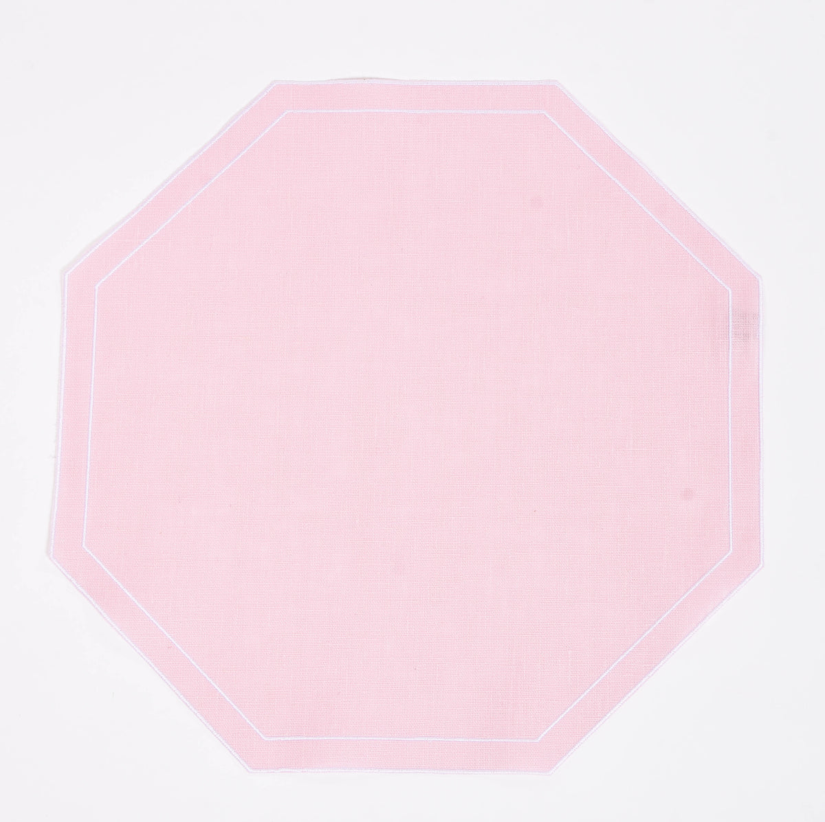 Octagon Waxed Linen Placemat
