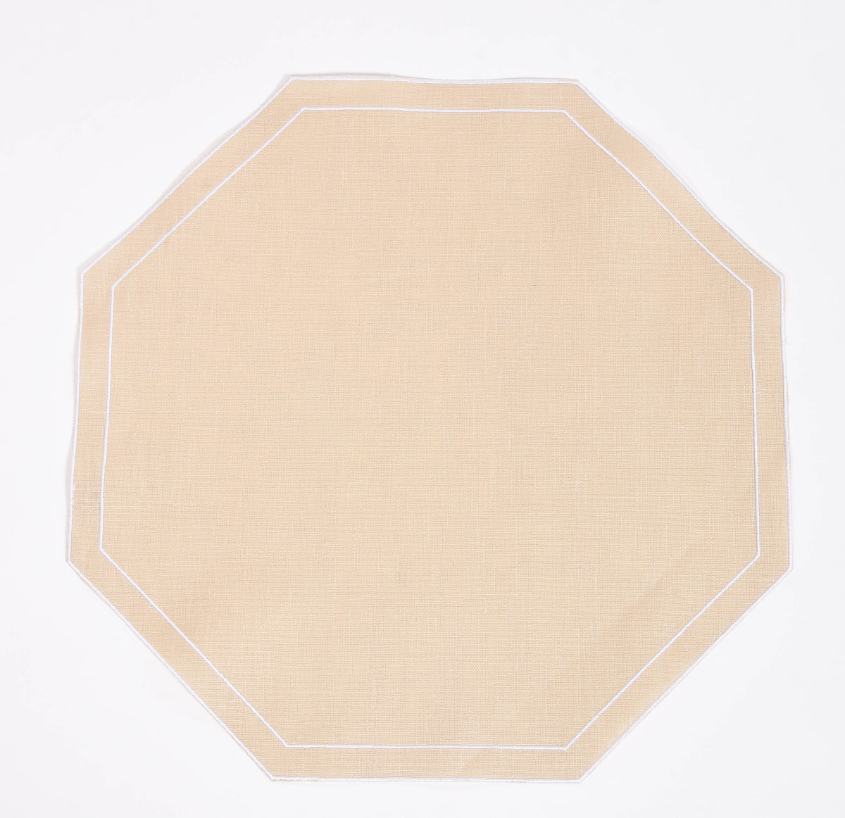 Octagon Waxed Linen Placemat