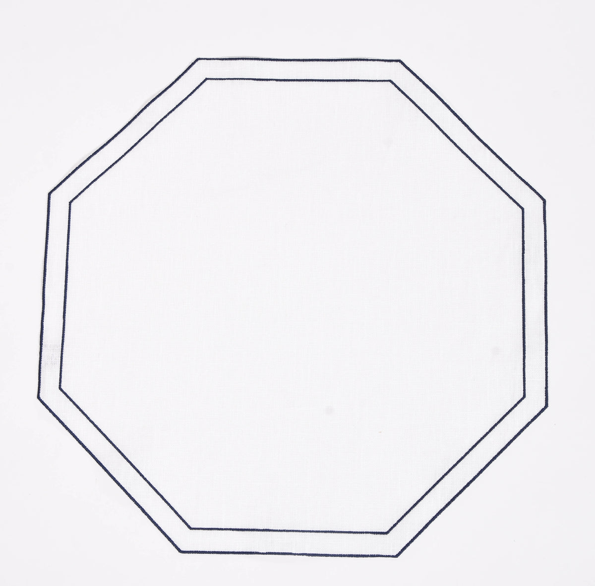 Octagon Waxed Linen Placemat