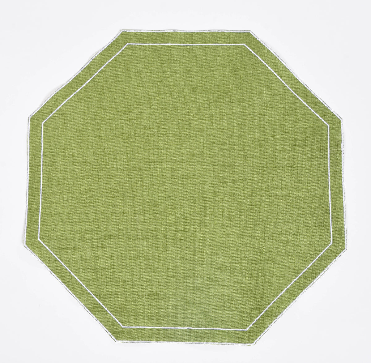Octagon Waxed Linen Placemat