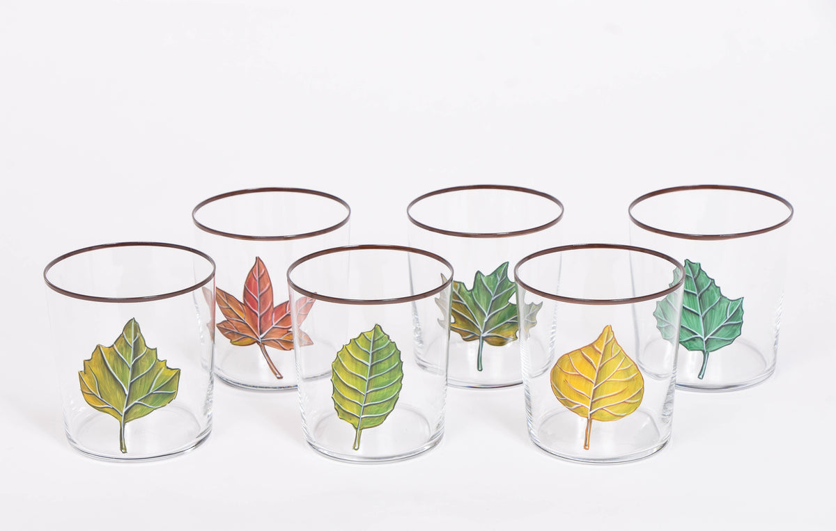 Leaves Tumbler - Set of 6