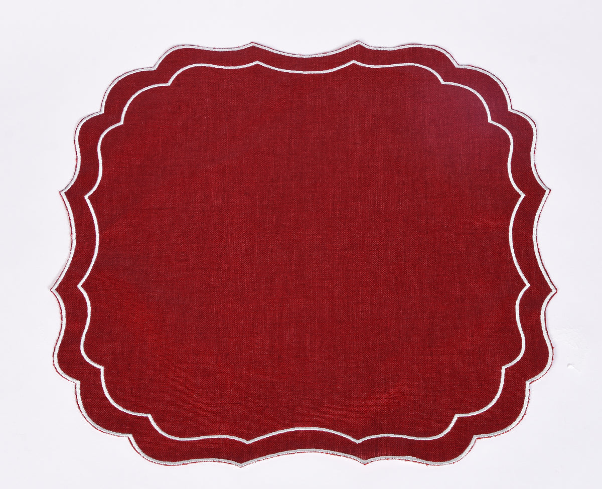 Krinkle Waxed Linen Placemat