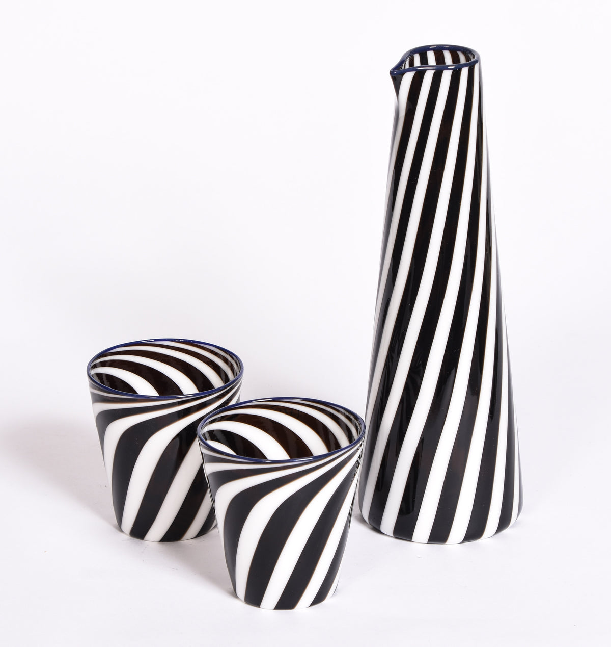 Chocolate Spiral Glassware