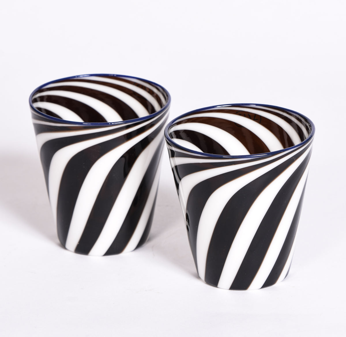 Chocolate Spiral Glassware