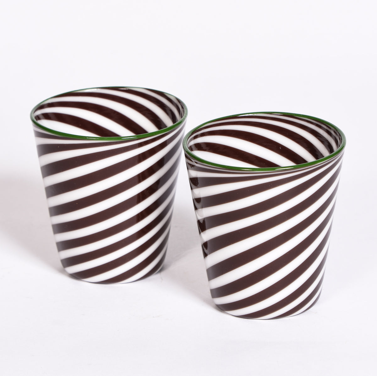 Chocolate Spiral Glassware