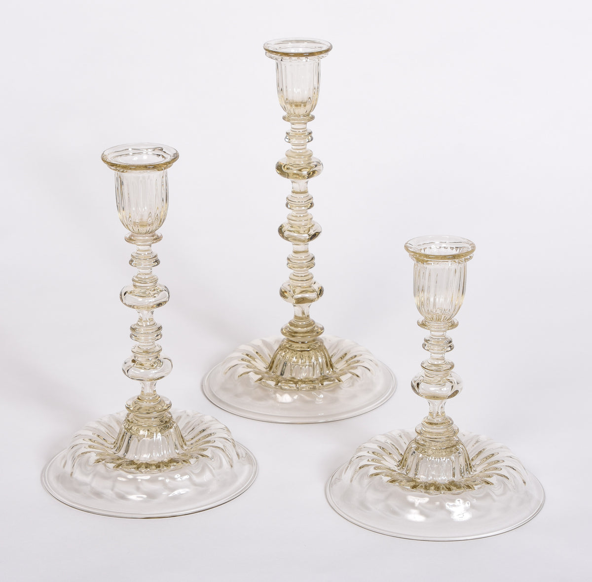 Glass Candle Sticks