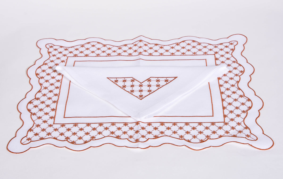 Fleur Placemat and Napkin Set