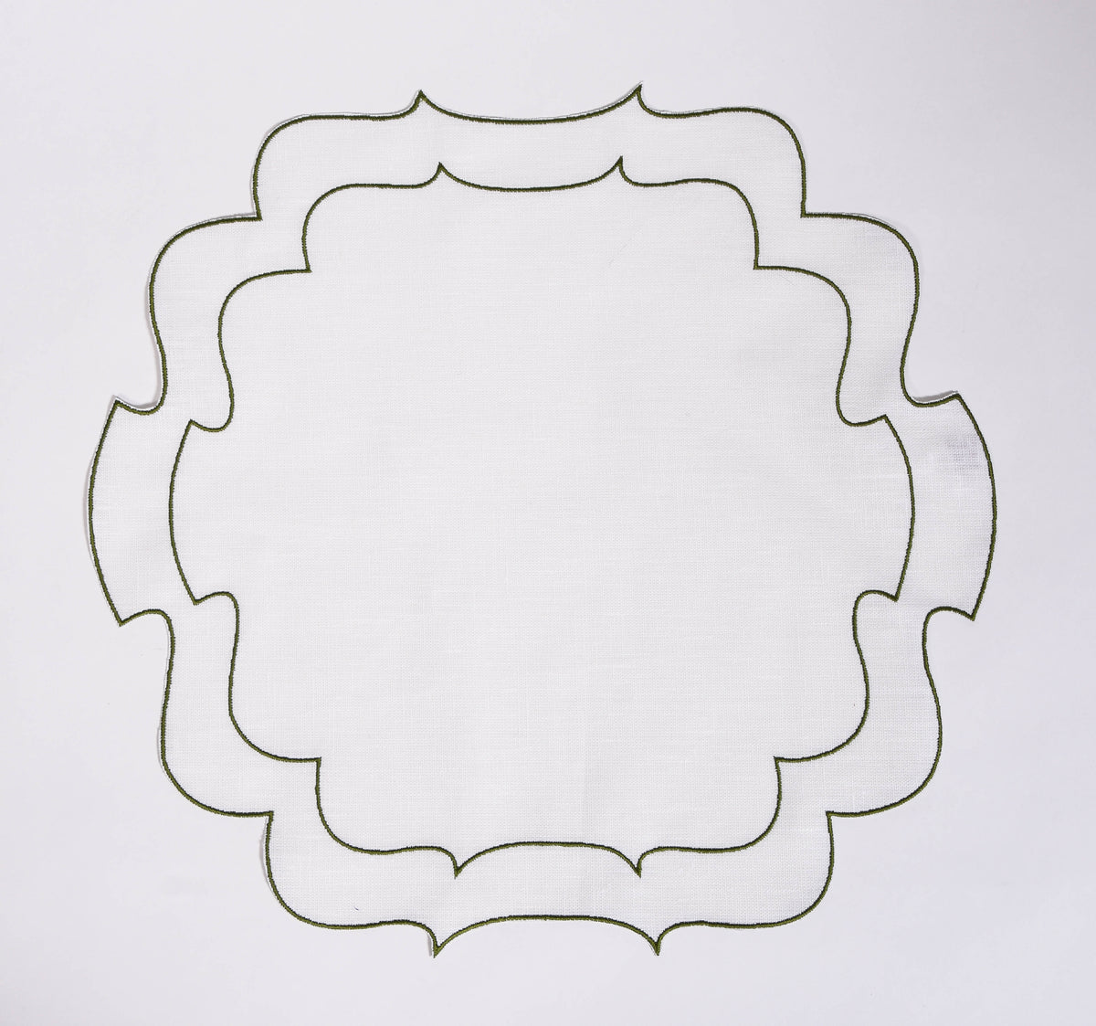 Curly Waxed Linen Placemat