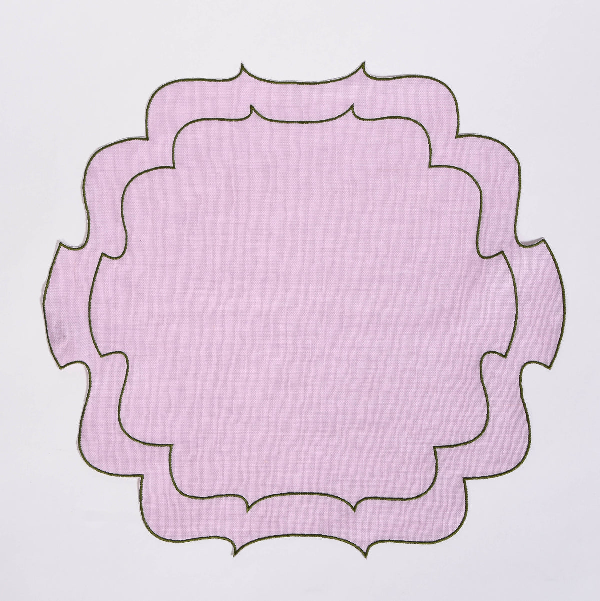 Curly Waxed Linen Placemat
